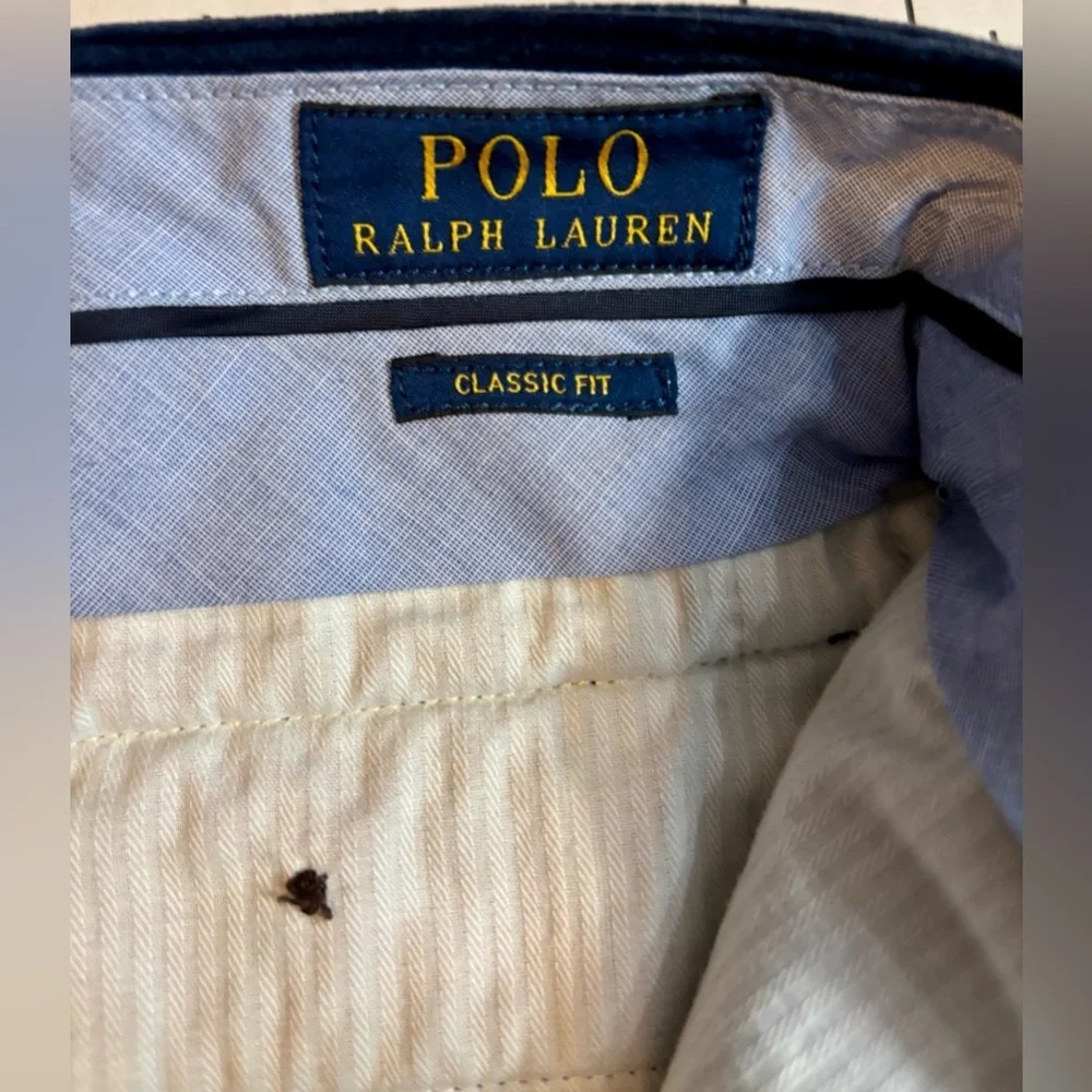 Polo Ralph Lauren Men’s Size‎ 36/34 Navy Classic Fit Corduroy Pants